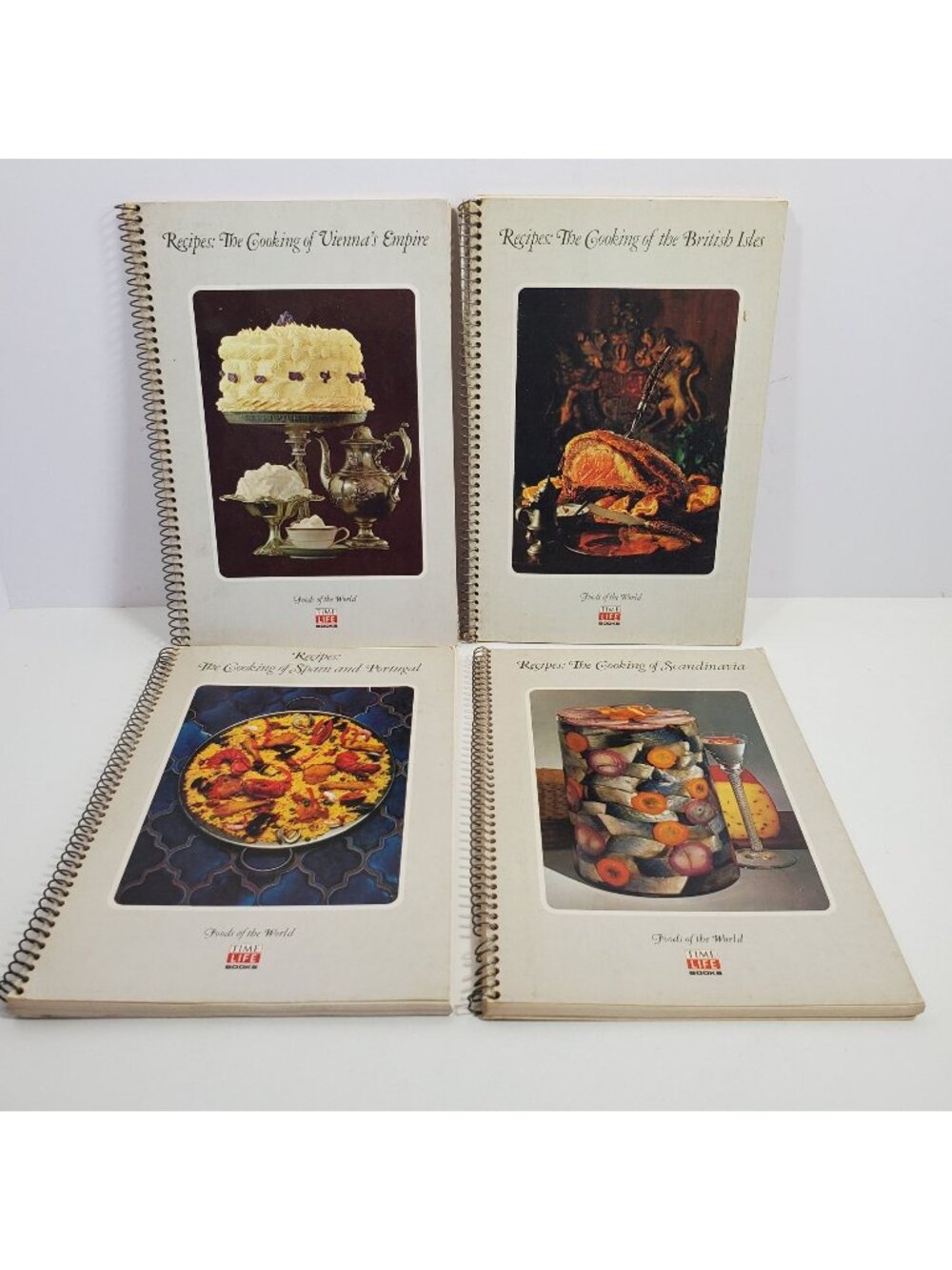 Time Life Foods Of The World Cookbooks Recipes Vienna British Spain Scandinavia